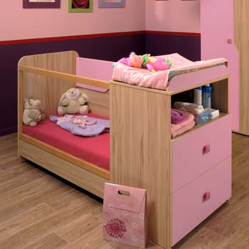 Parisot Meubles Trix Cot in Pink