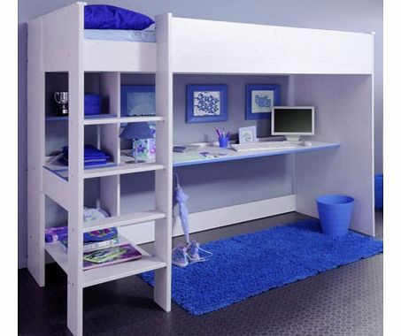 Smoozy Blue High Sleeper Bunk Bed