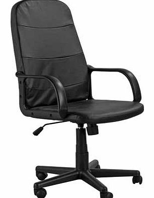 Gas Lift Managers Office Chair - Black