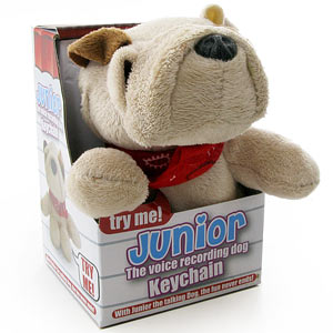 Junior Voice Recording Dog Keychain