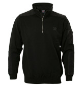 Paul and Shark Black 1/4 Zip Sweater