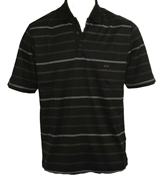 Paul and Shark Black Stripe Polo Shirt