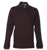 Paul and Shark Maroon Pique Polo Shirt