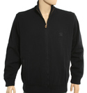 Navy iPod Full Zip Teflon Coated Sweater