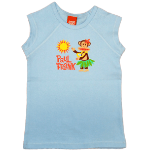 Paul Frank Childrens Small Paul Sailius Kids Tee Blue