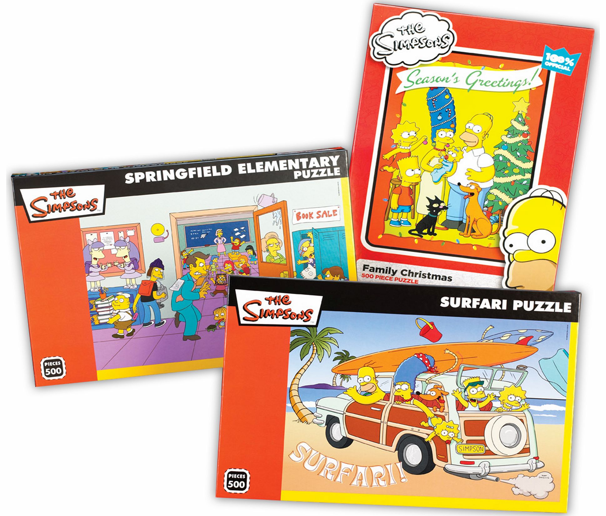 The Simpsons 500 Piece Puzzle Mix