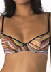 Swirl underwired bra