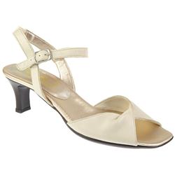 Pavacini Female Cad714 Leather Upper Comfort Sandals in Beige, Black