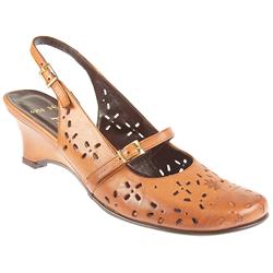 Pavers Female Add905 Leather Upper Leather Lining Casual Sandals in Navy, Tobacco