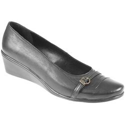 Pavers Female Sul801 Leather Upper in Black Antique