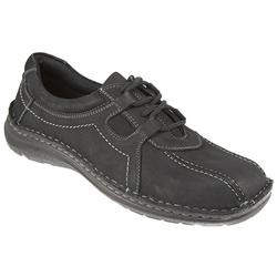 Male KEMP1009 Leather Nubuck Upper Casual Shoes in Black Nubuck