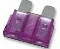 PCA CAR BLADE FUSE 3A 3 AMP VIOLET AUTO FUSES caravan x 10