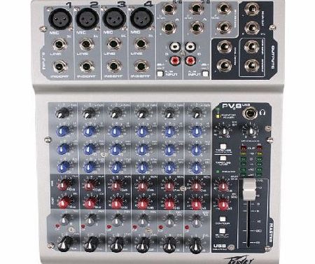 Peavey PV8 USB Compact Mixer