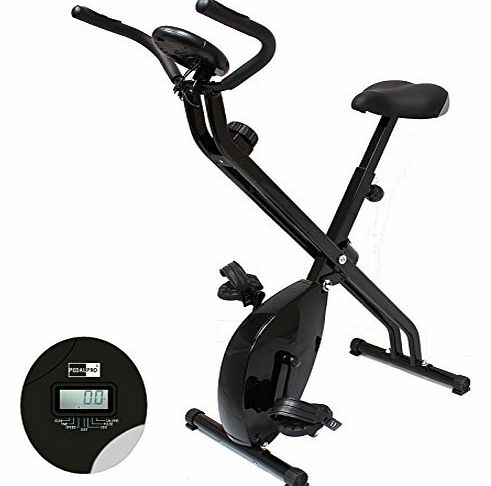 PedalPro Folding Exercise Bike - Black - Keep Fit 