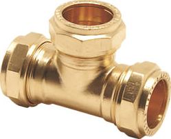 Pegler, 1228[^]7248G Prestex PX50 Compression Equal Tees 15mm