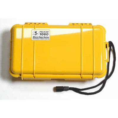 Peli 1060 Microcase Yellow with Black Liner