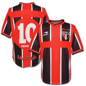 01-02 Sao Paulo Away shirt No.10