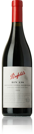 Penfolds Bin 138 Shiraz Grenache Mourvandeacute;dre 2004 Barossa Valley (75cl)