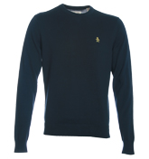 Black Iris Crew Neck Sweater