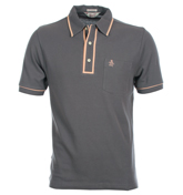 Earl Castlerock Grey Pique Polo Shirt