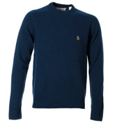 Peacoat Crew Neck Sweater