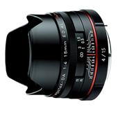 Pentax DA 15mm f/4 ED AL Lens in Black