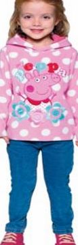 Peppa Pig Girls Fleece Hoodie - 3-4 Years