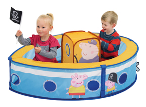 peppa Pig Pop Up Boat Play Den