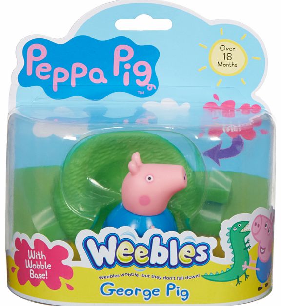 Weebles Figure & Base - George