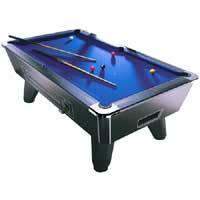 Peradon Pool 6ft Coin Op Winner Pool Table (Black Ash)