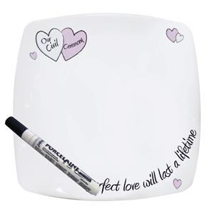 Perfect Love Civil Ceremony Message Plate