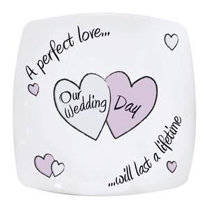 Love Wedding Day 8 Inch Plate