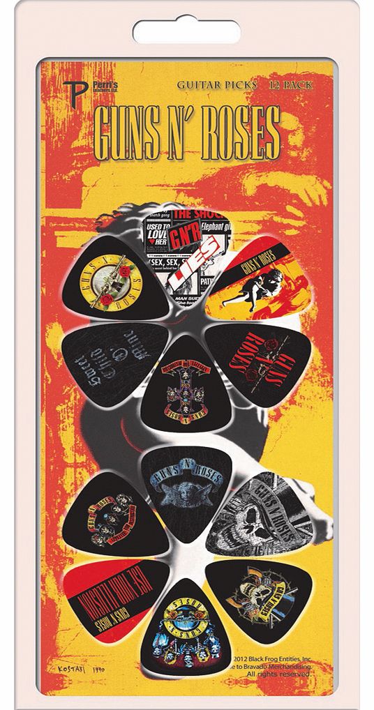 Perri`s Guns N Roses Set Of 12 Plectrums