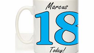 Personalised 18th Birthday Mug For Him