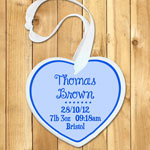 Baby Boy Birth Date Keepsake