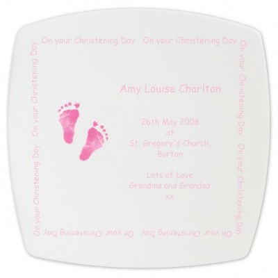 Personalised Baby Girl Plate