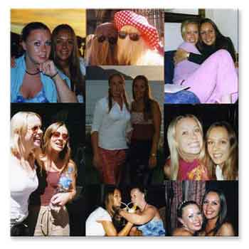 personalised Birthday Canvas Photo Montage