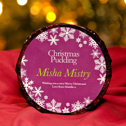 Personalised Christmas Pudding - Small