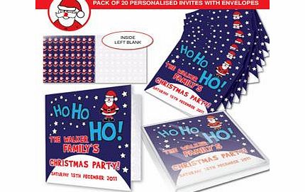 Personalised Christmas Santa Invitations