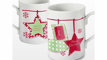 Personalised Christmas Stocking Mug