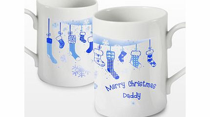 Personalised Christmas Stocking Windsor Mug