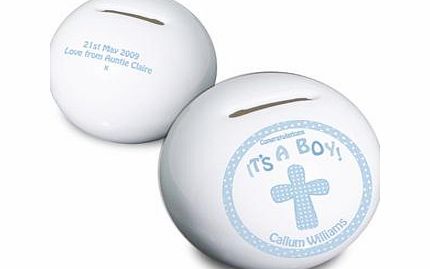 Cross Its a Boy Moneybox