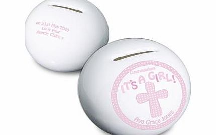 Cross Its a Girl Moneybox