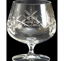 Crystal Brandy Glass