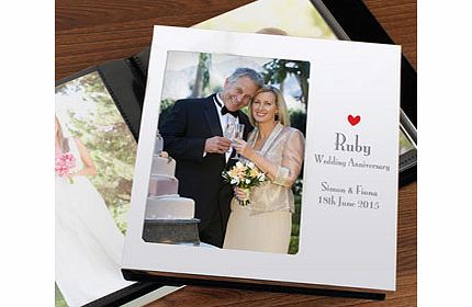 Personalised Decorative Ruby Anniversary Photo