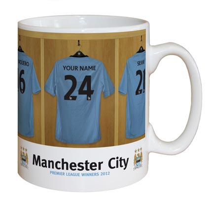 Dressing Room Mug - Man City