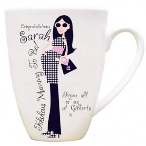 personalised Fabulous Mummy To Be Mug