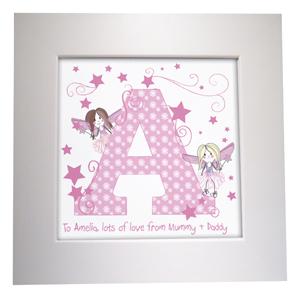 Fairy Letter Framed Canvas