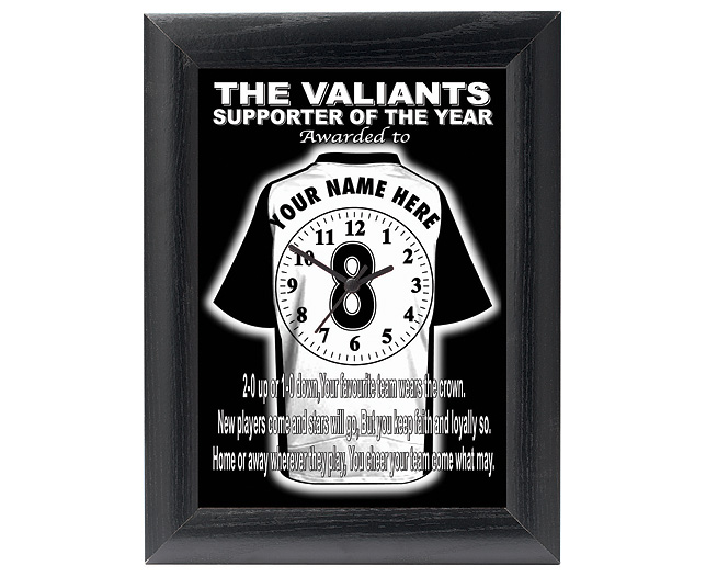 personalised Football Clock - Port Vale (The