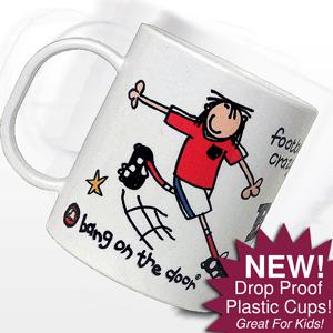 Football Crazy Plastic Cup